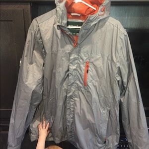 Outdoor Life Men’s Grey/Orange Raincoat
